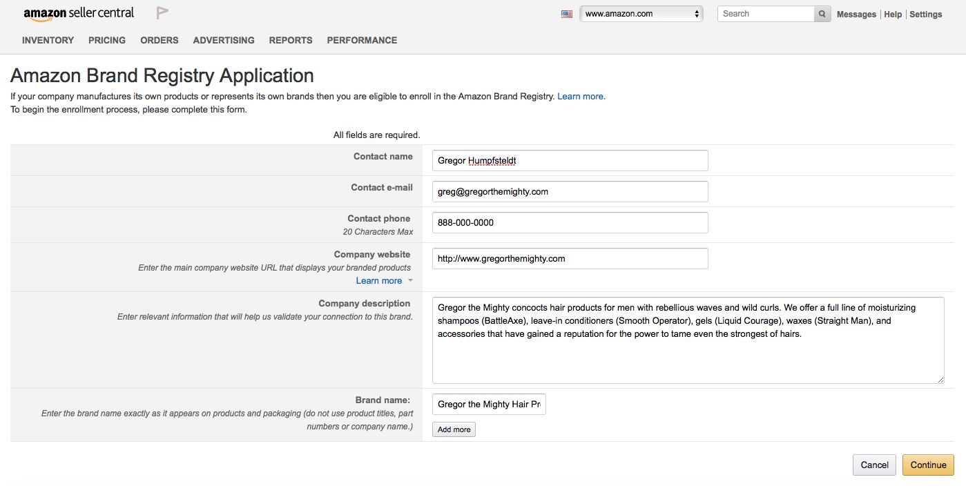 How to set up Brand Registry on Amazon